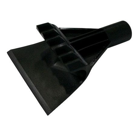 Ice Scraper Attachment For Reaching Tool, Heavy Duty Plastic, Black